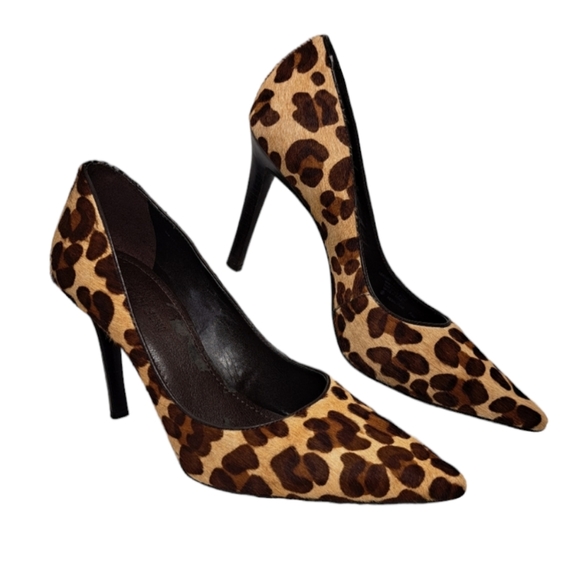 Gianni Bini Leopard Print Women's Shoes Heels Size 8 1/2 - Picture 1 of 16